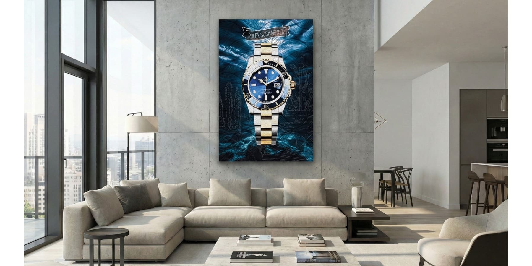 Alu Dibond Rolex Submariner