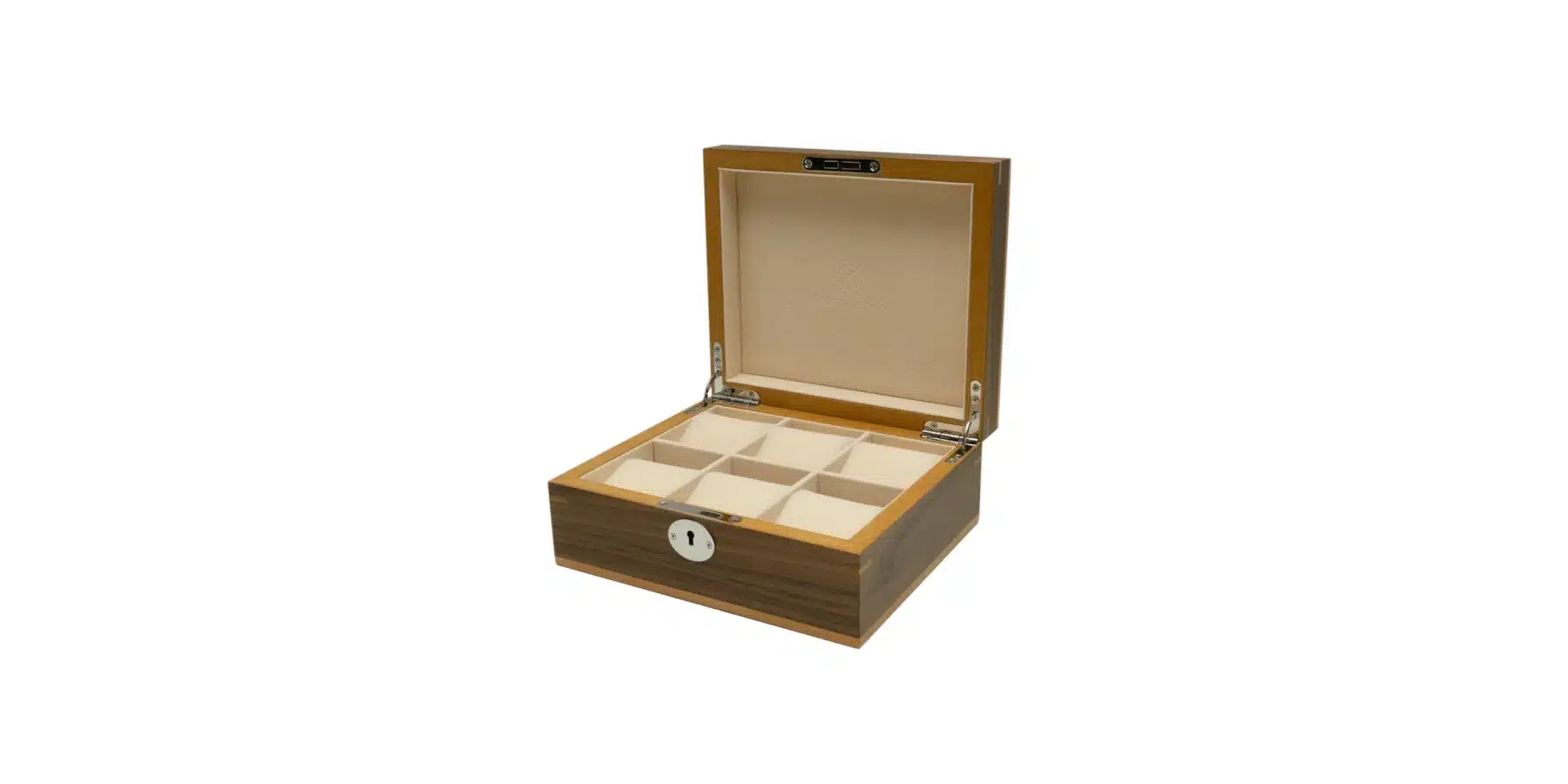 Boîte 6 montres clipperton marron