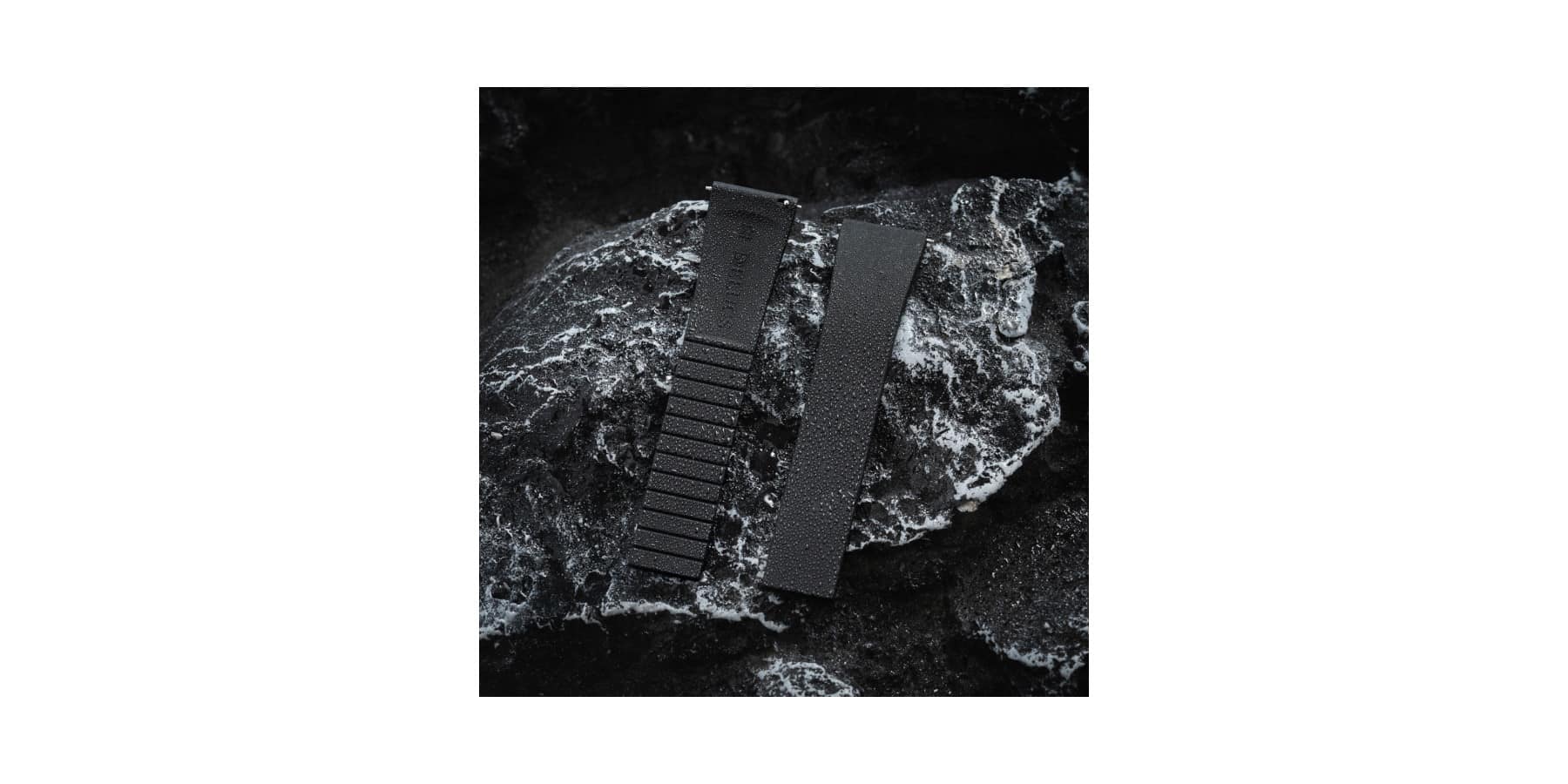 Bracelet Delugs caoutchouc noir