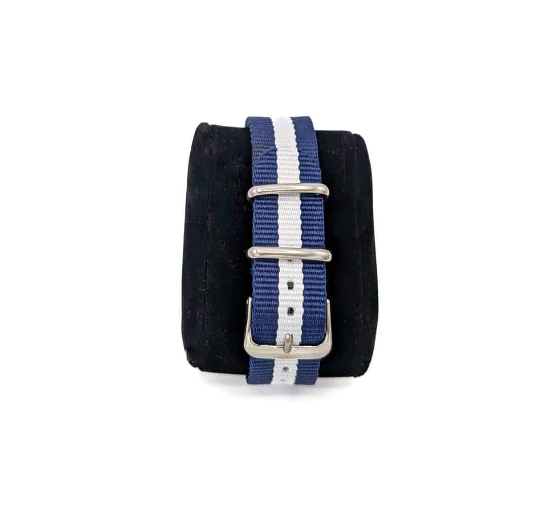 Marine White and Blue NATO Strap
