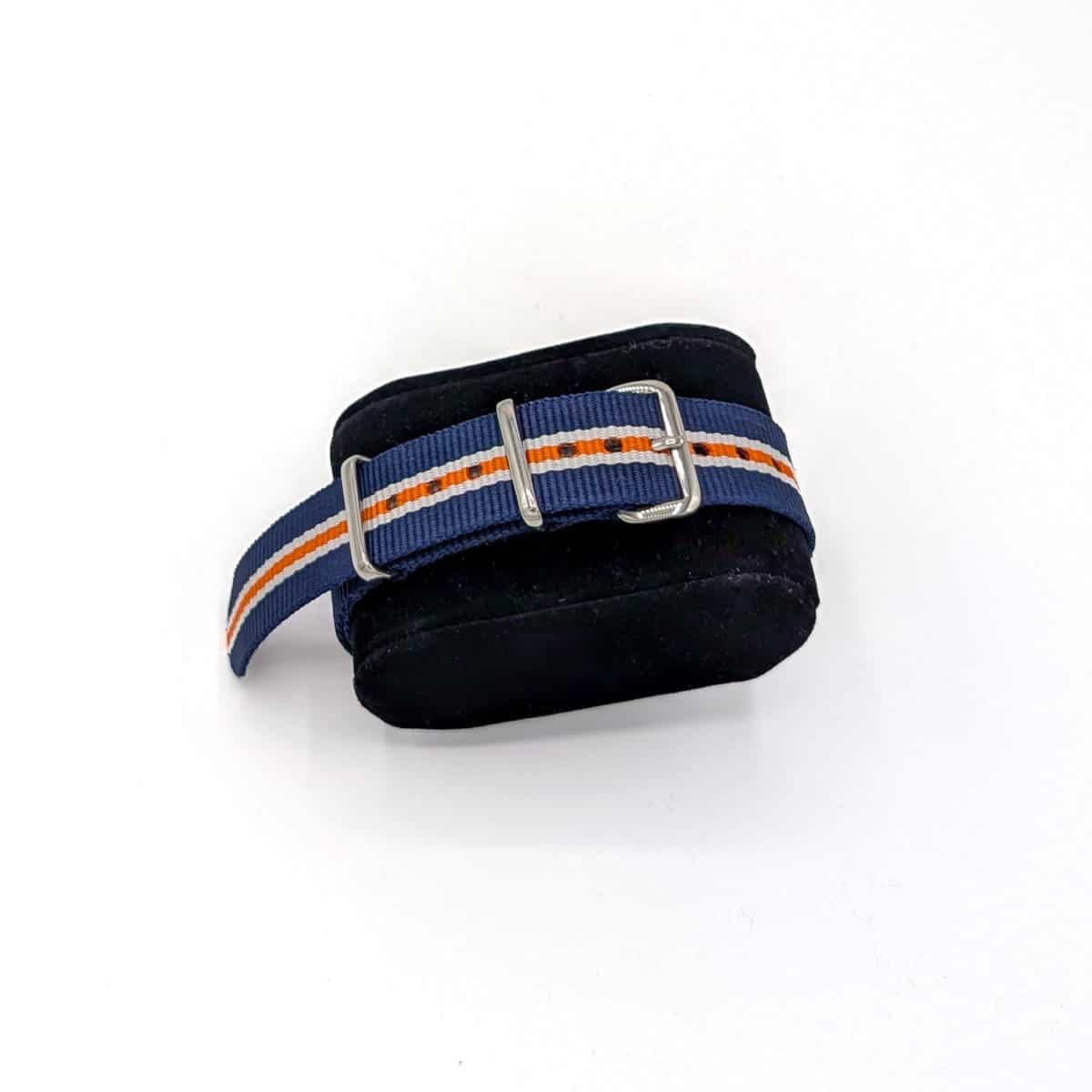 Blue, White, and Orange NATO Marine Strap