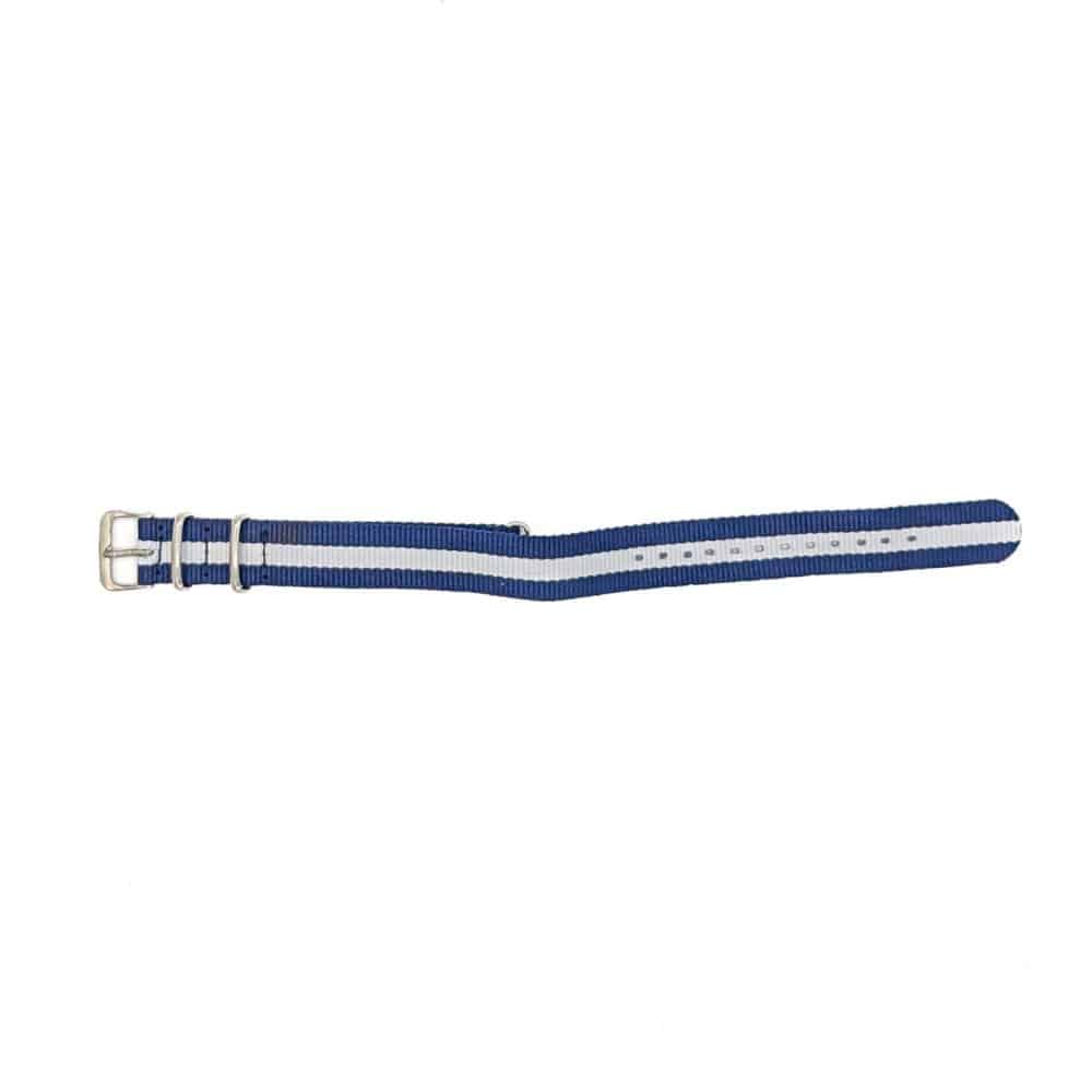 Marine White and Blue NATO Watch Strap