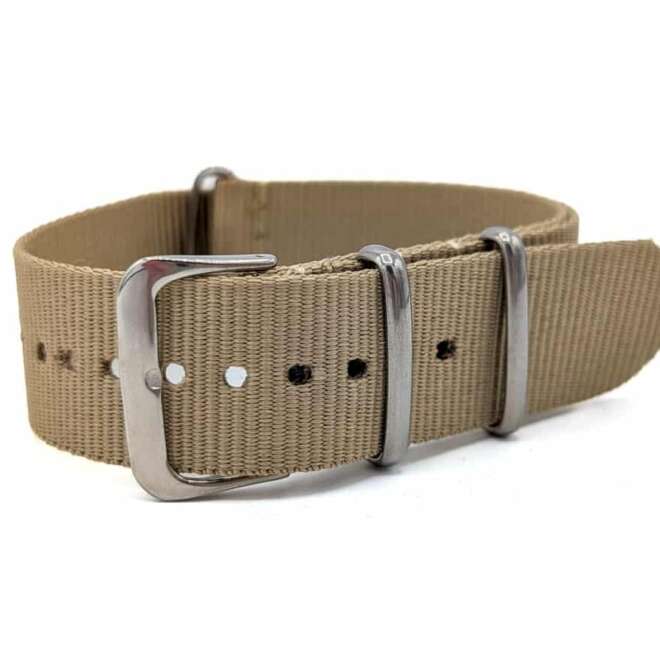 Bracelet montre militaire NATO sable