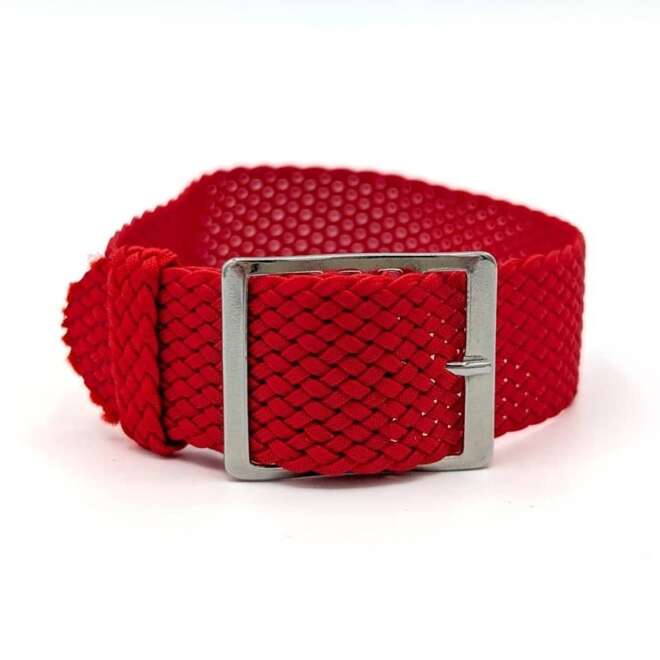 Bracelet perlon colors rouge