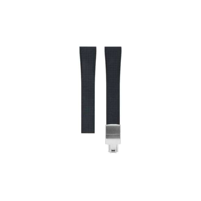 Bracelet tropical caoutchouc noir
