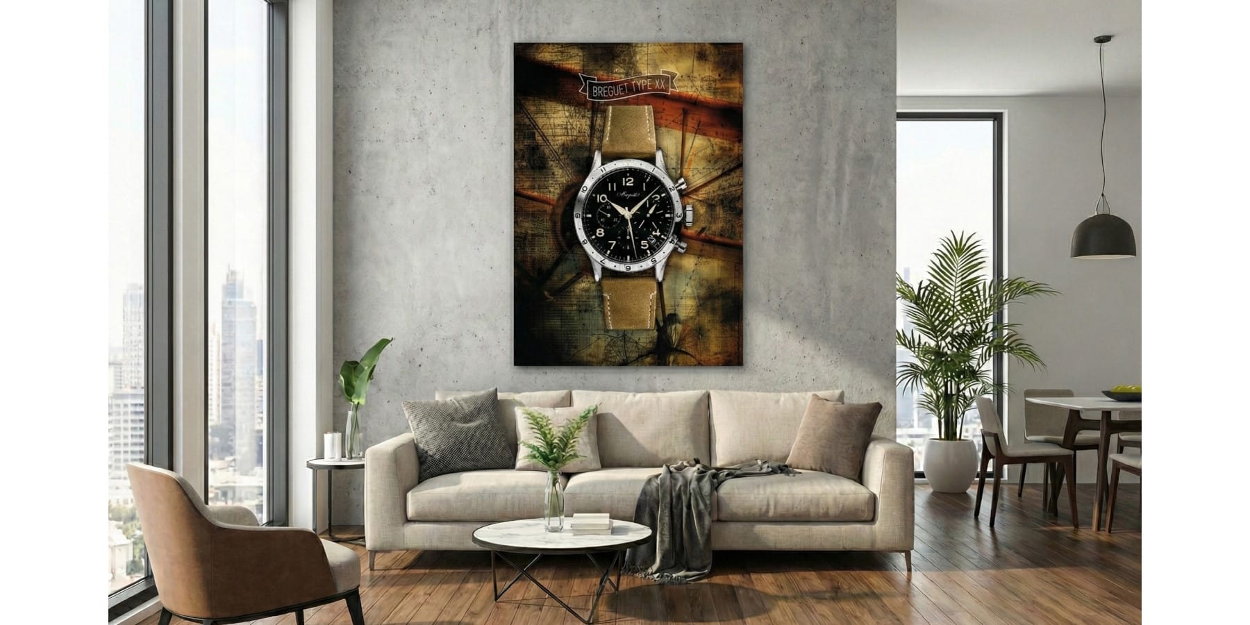 Impression alu dibond Breguet Type XX