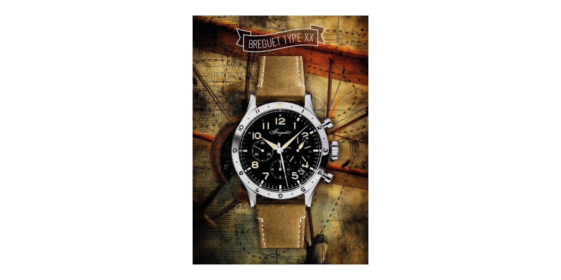 Impression alu dibond montre-Breguet Type XX