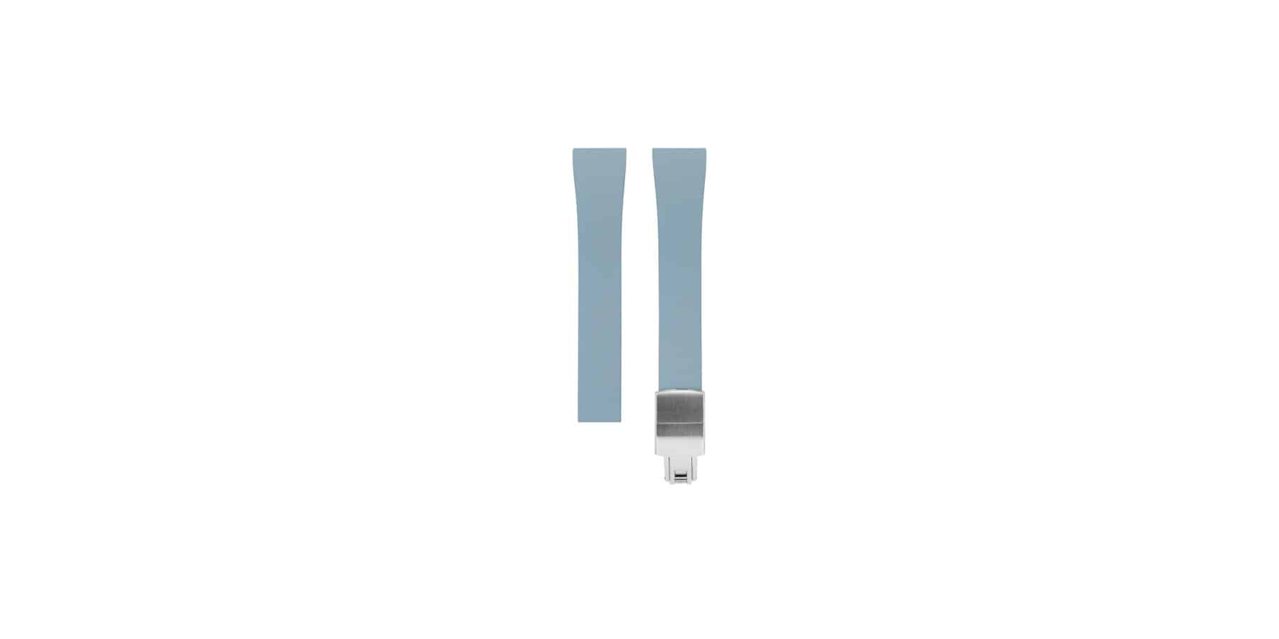 Le bracelet Delugs caoutchouc baby blue