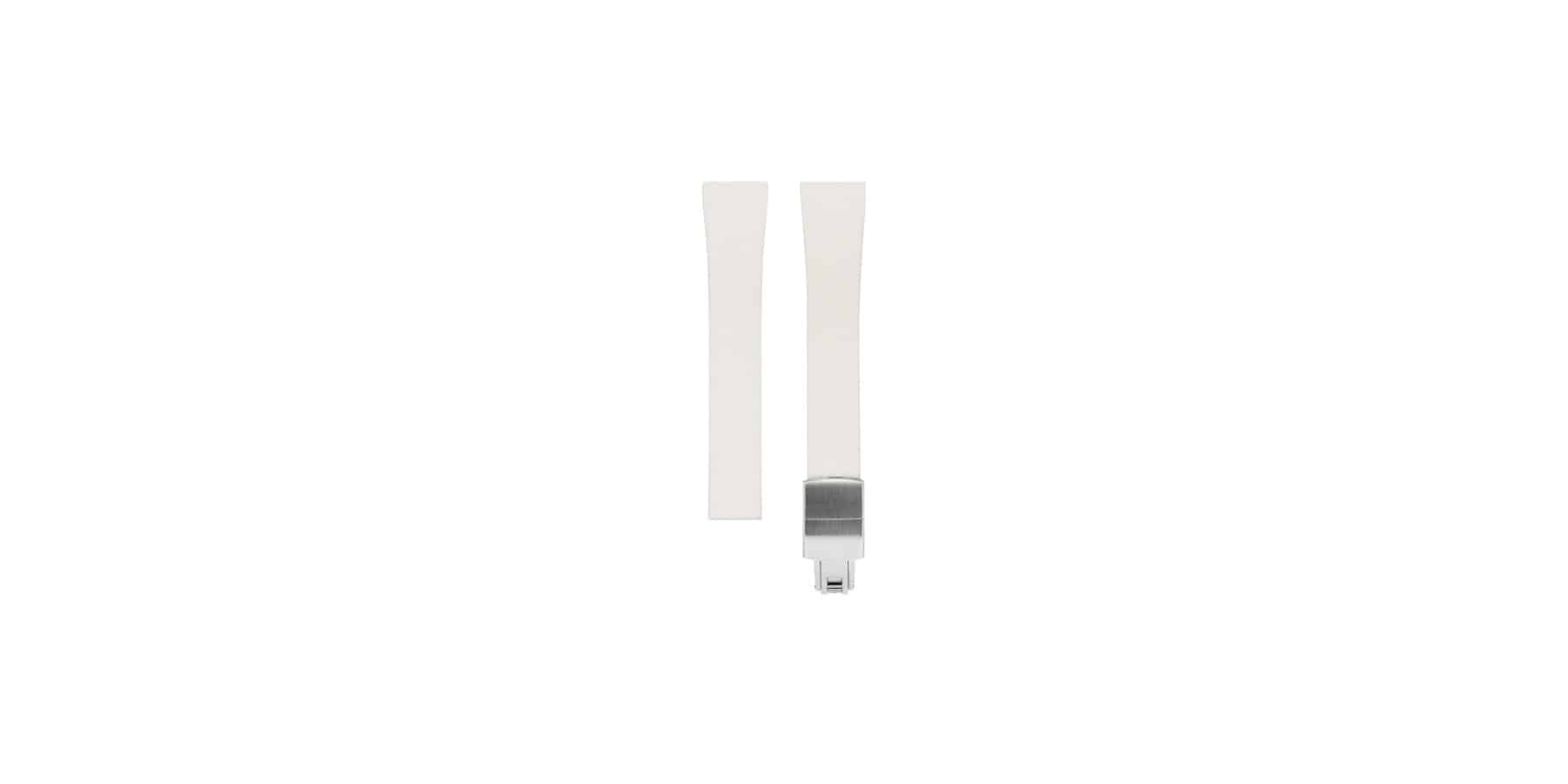 Le bracelet Delugs caoutchouc blanc