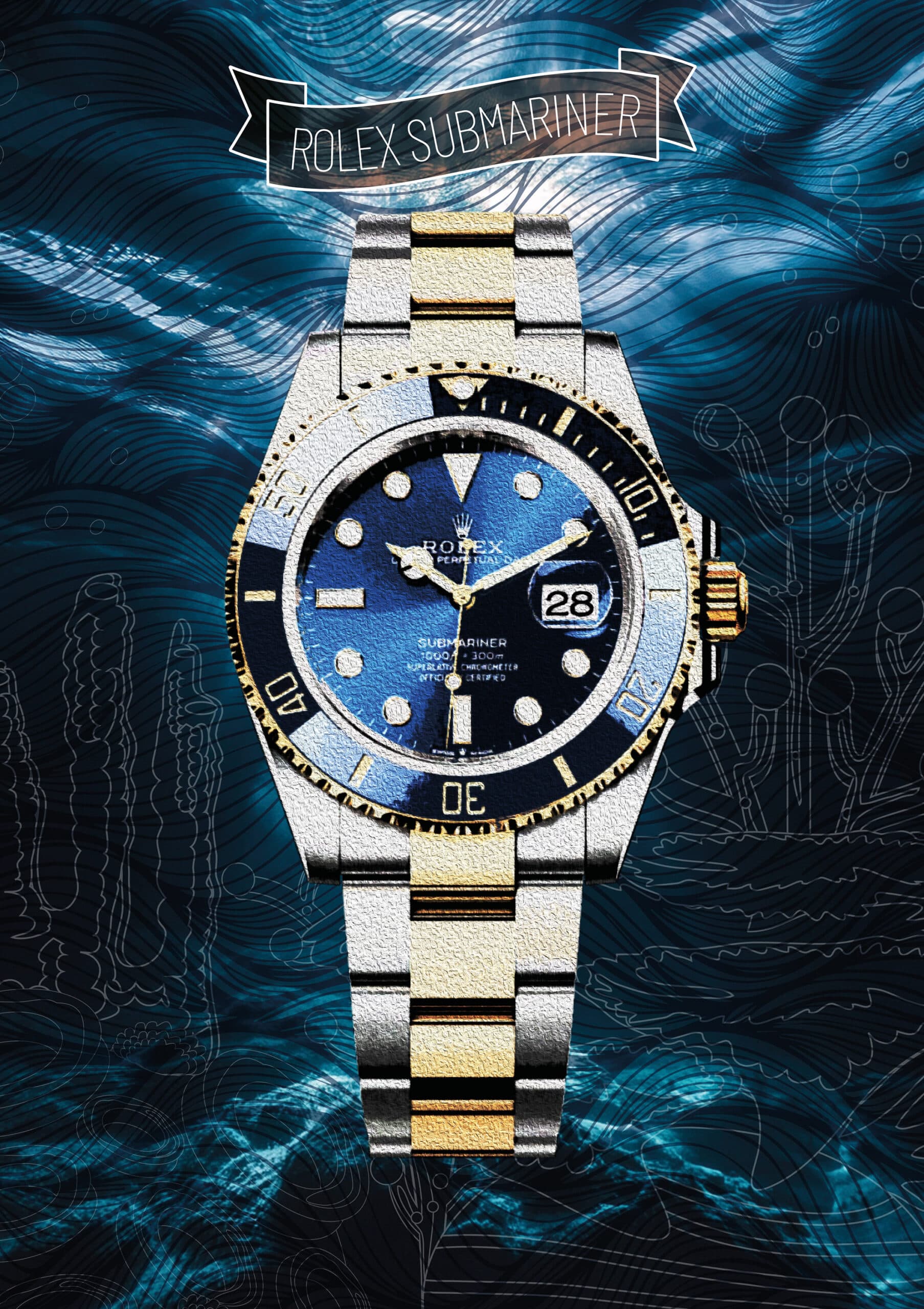 Le poster Rolex Submariner
