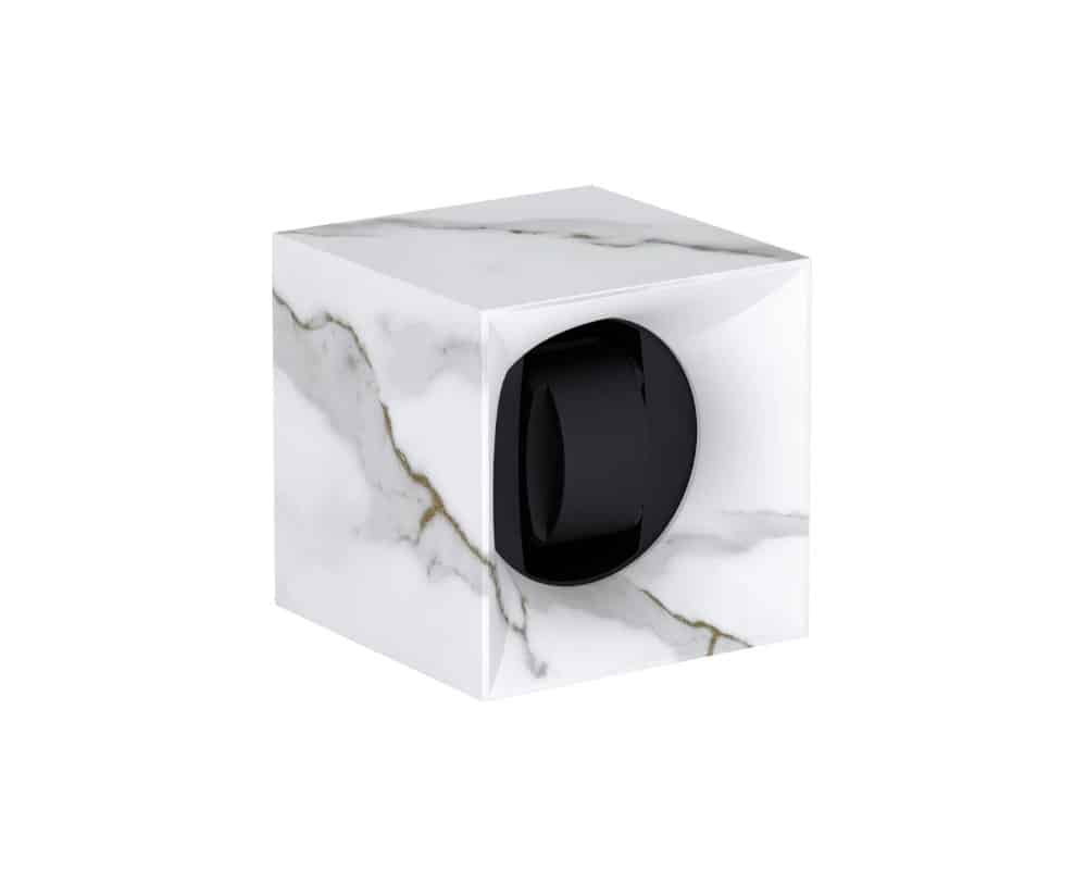 SwissKubik remontoir 1 montre blanc Carrare