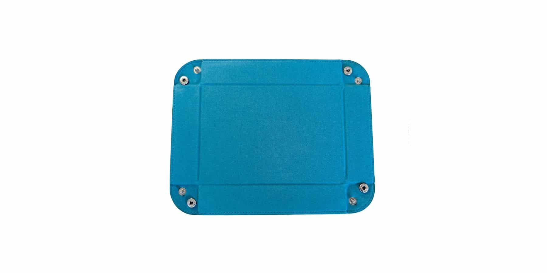 Vide poche cuir vert
