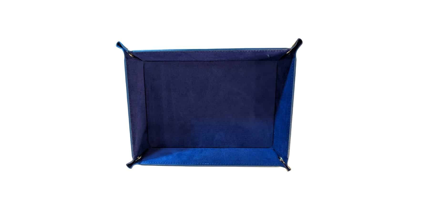 Vide poche montre cuir bleu marine