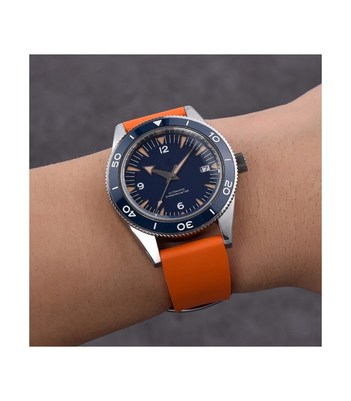 bracelet-montre-kronokeeper-caoutchouc-orange