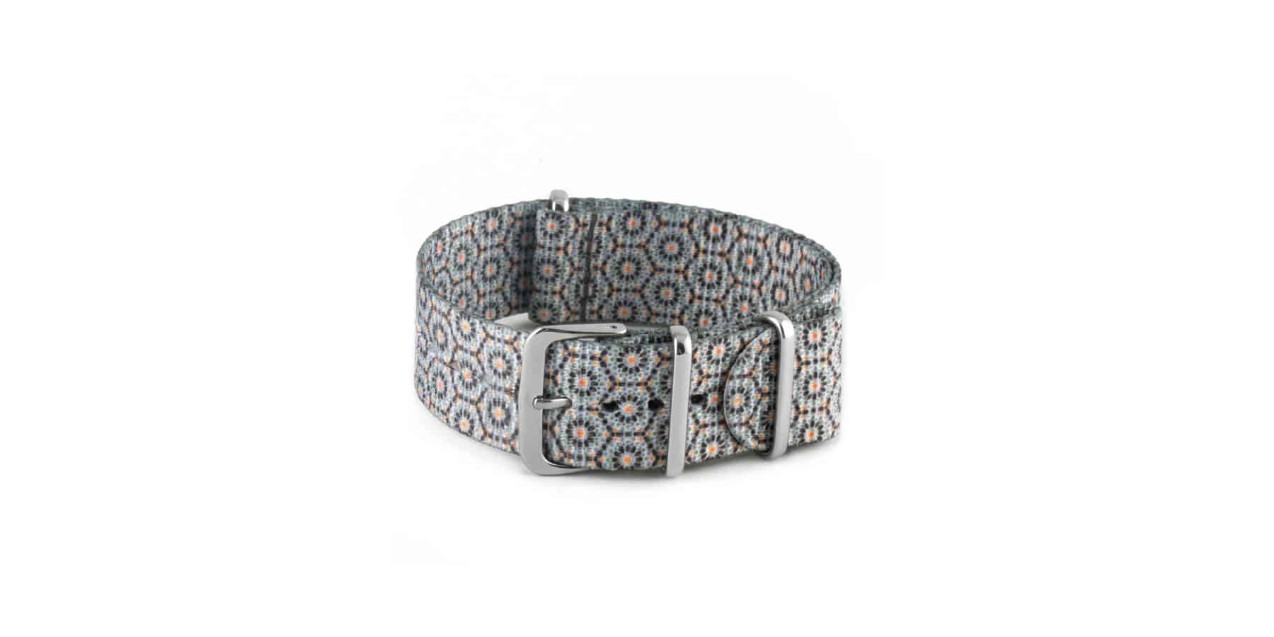 Bracelet Nato Nylon Dandy gris